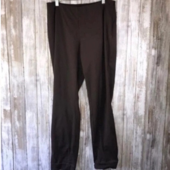 Lafayette 148 Brown Straight Pants Sz6 - Picture 3 of 6